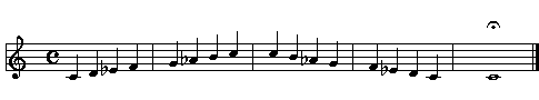 C Harmonic minor